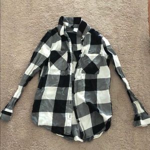 H&M Black and White Flannel